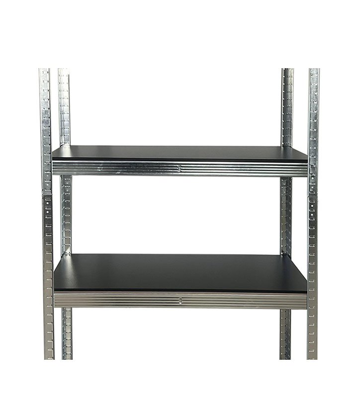 Laminated Board Shelves 175kg Capacity Galvanized Adjustable Boltless Shelving-141