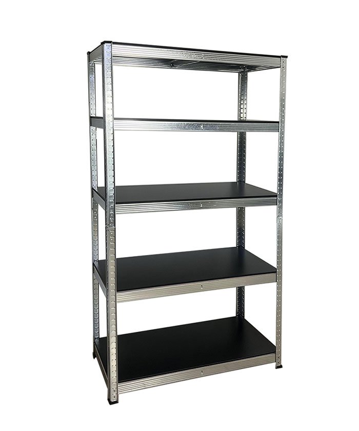 Laminated Board Shelves 175kg Capacity Galvanized Adjustable Boltless Shelving-142