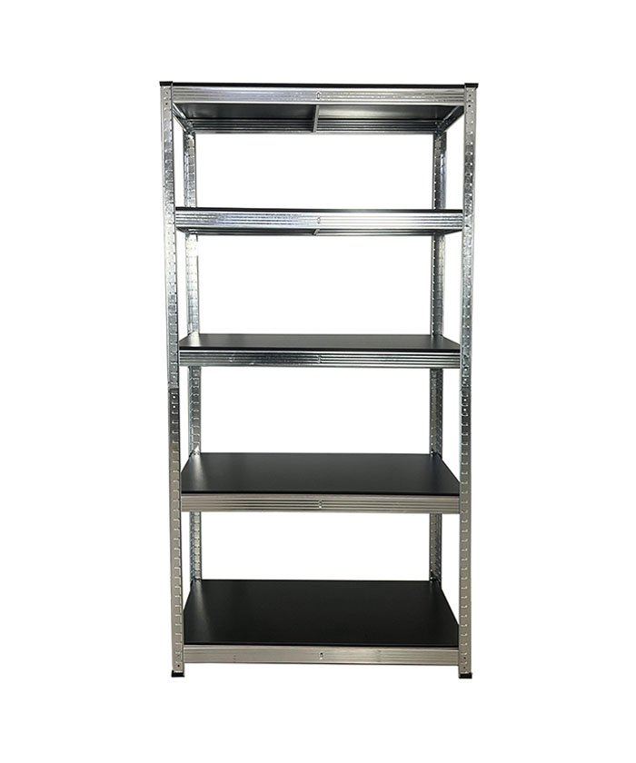 Laminated Board Shelves 175kg Capacity Galvanized Adjustable Boltless Shelving-140