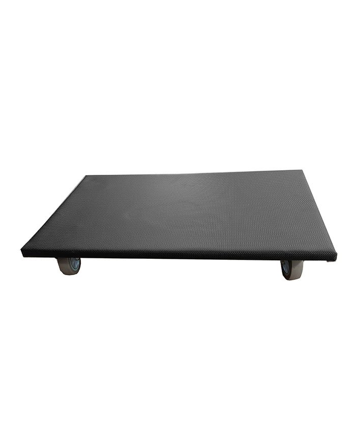 FSC moving dolly with blue pvc tarpaulin surface protection 4"TPR,non-marking wheel-297