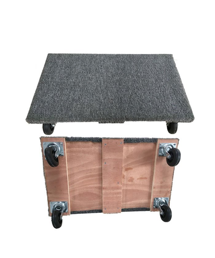 Heavy Duty Dollies-Solid Top Carpeted-259