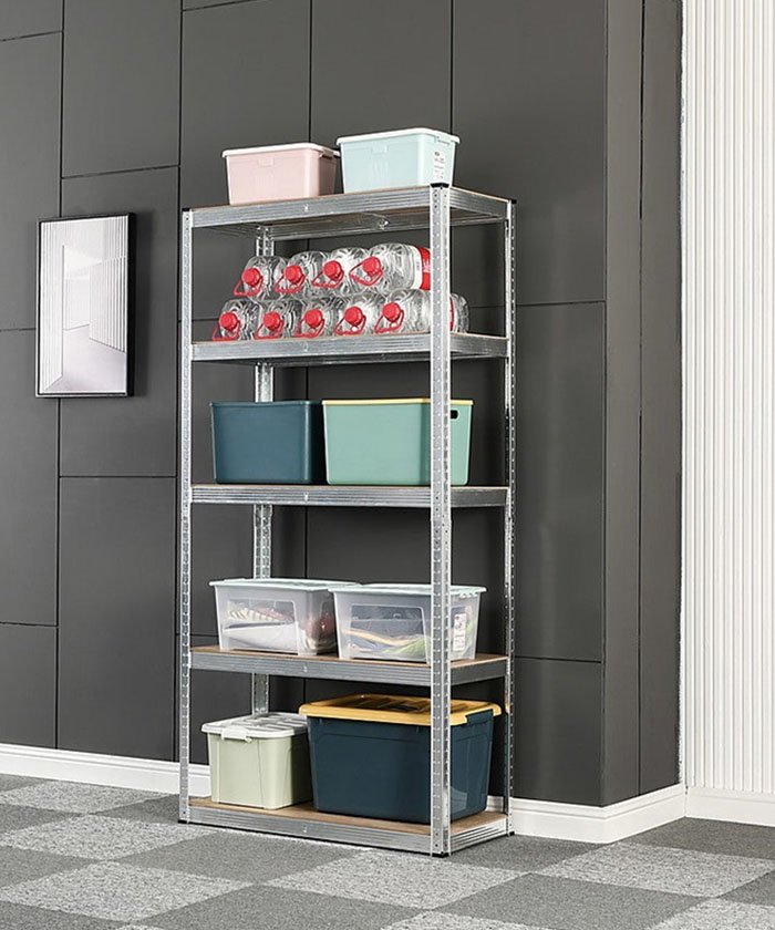 175kgs Capacity Galvanized Adjustable Boltless Shelving-76