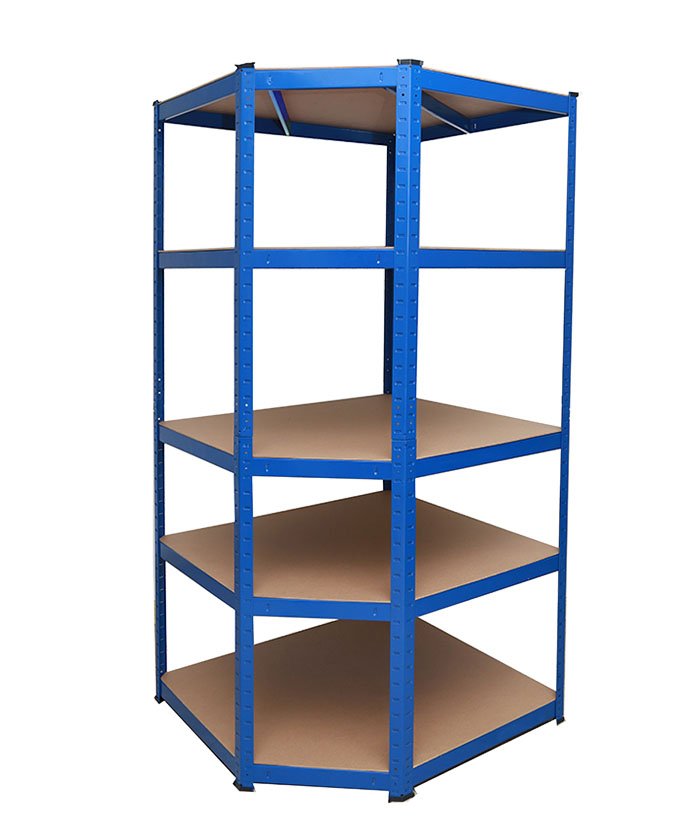 Corner Shelving 80-275kg Capacity 5Layer Slotted Corner Shelving Unit-100