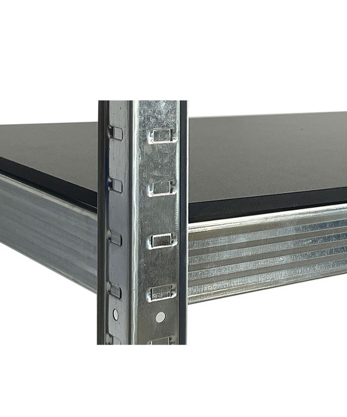 Laminated Board Shelves 175kg Capacity Galvanized Adjustable Boltless Shelving-143