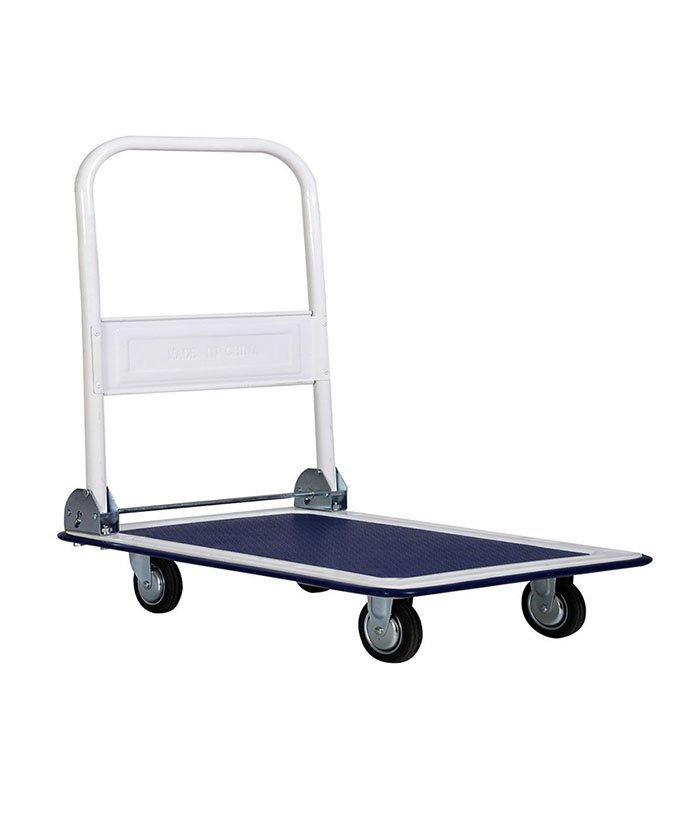 Platform Hand Trolley, Rubber Castor-317