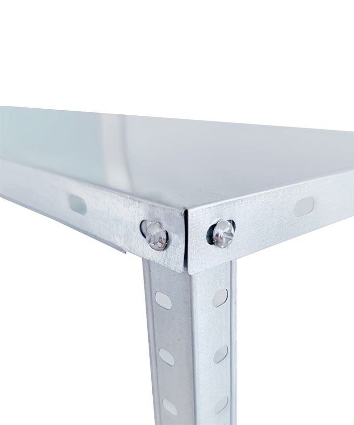 Light Duty 30-50kg Bolted Metal Shelving With Metal Shelves-196