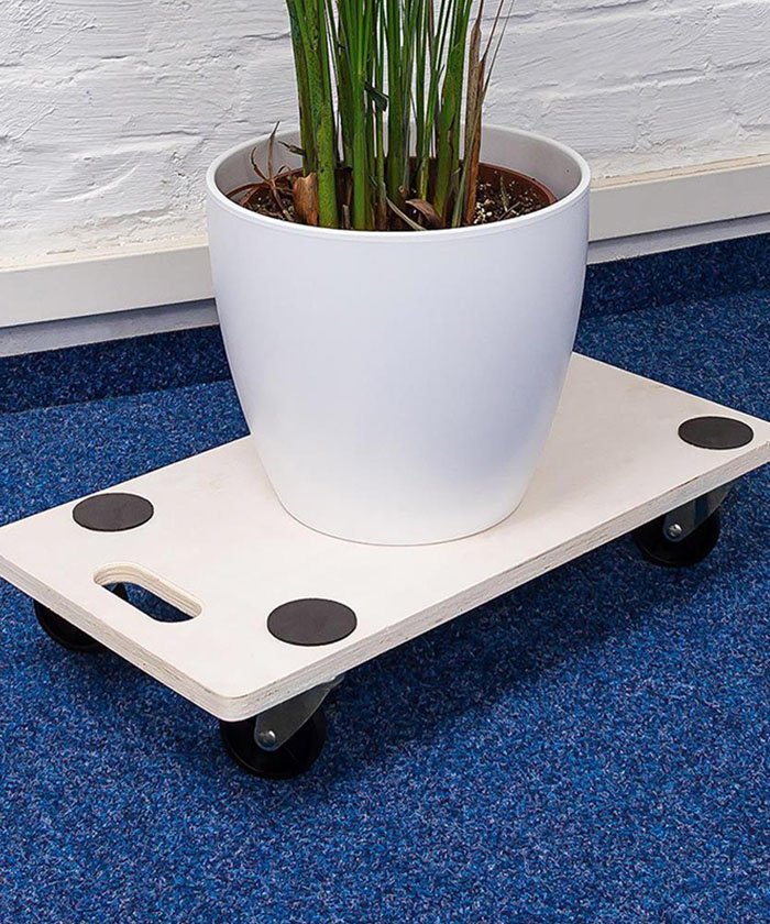 Dollies with handhole,4 round EVA pad,Plywood deck-263