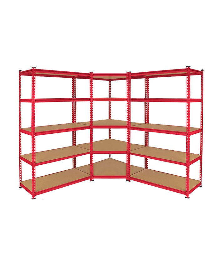 5 tier Rivet Corner Shelving-185