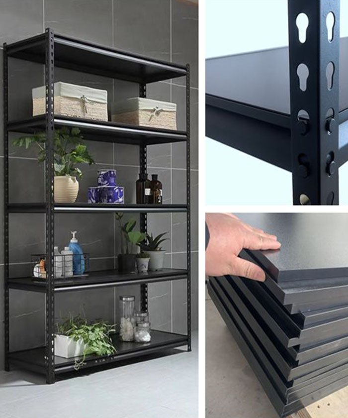 5Layer Rivet Shelving ,Z beam+Melamine Lamination Board-147