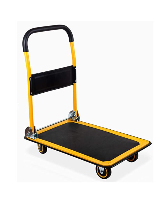 Platform Hand Trolley, PU Castor，Soft Hanle Cover-306