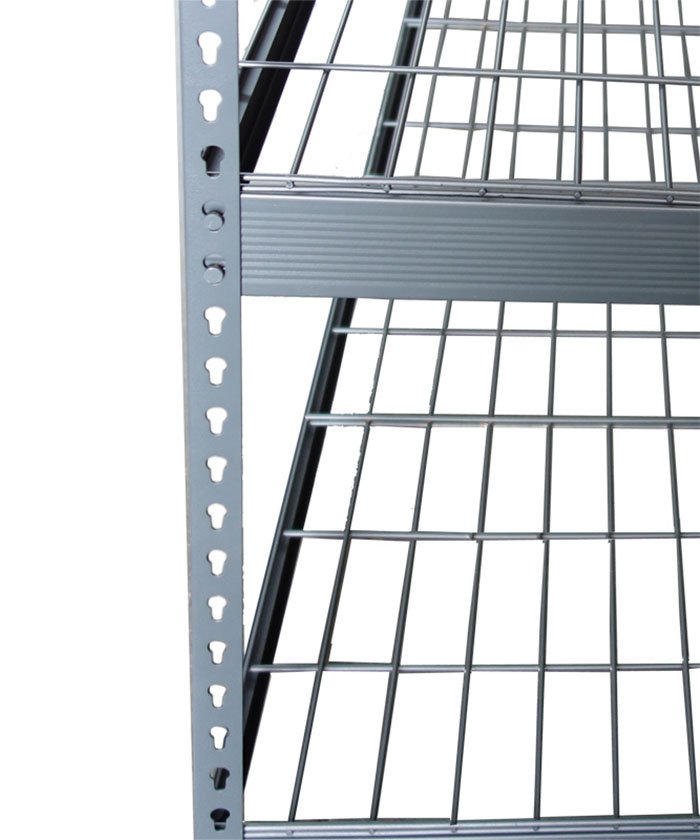 4 or 5Layer Rivet Longspan Wire Shelving Unit 300kg Capacity-168