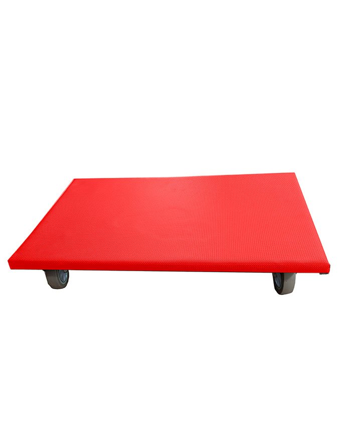 FSC moving dolly with blue pvc tarpaulin surface protection 4"TPR,non-marking wheel-295