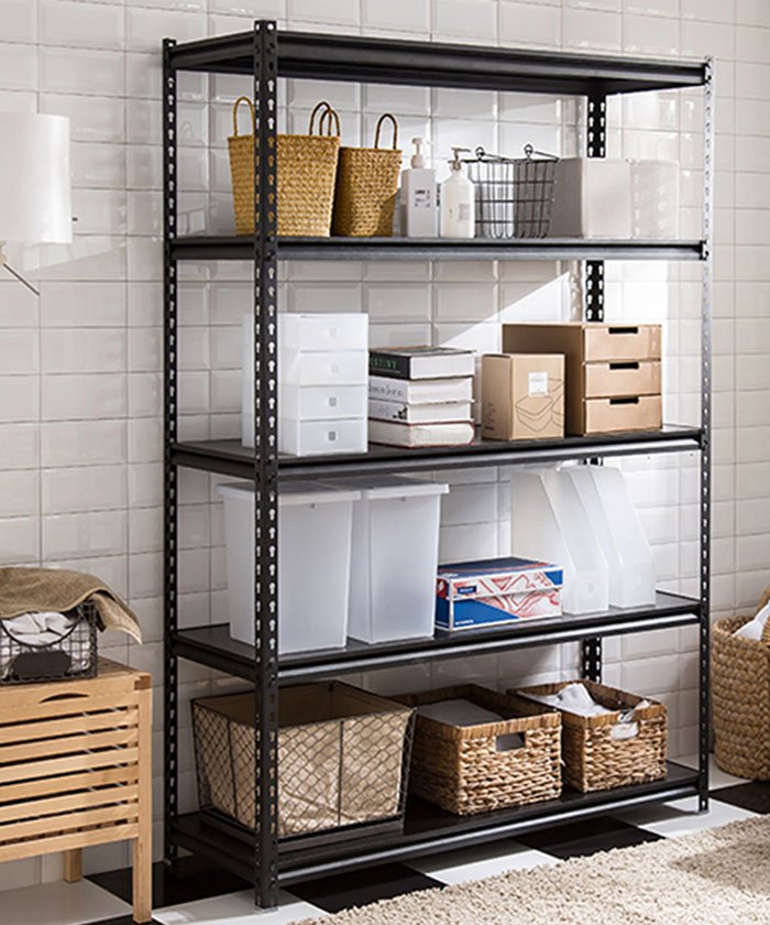 5Layer Rivet Shelving ,Z beam+Melamine Lamination Board-153