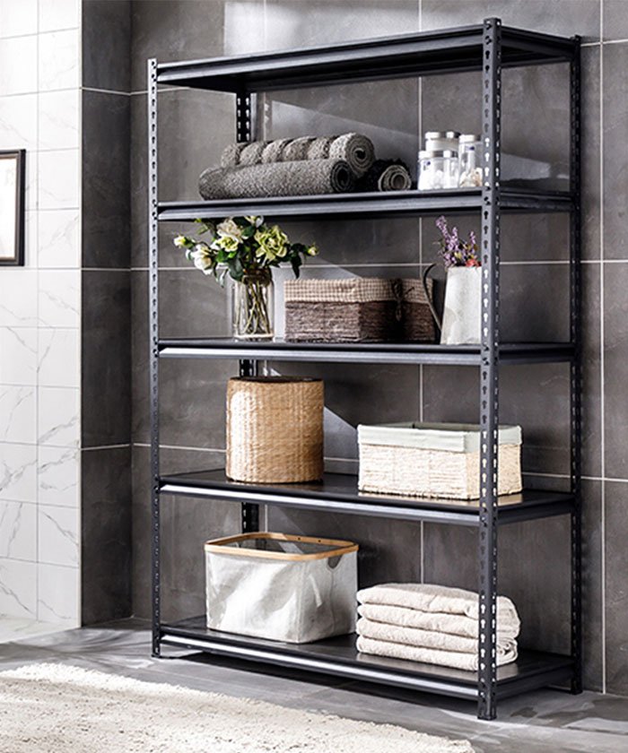 5Layer Rivet Shelving ,Z beam+Melamine Lamination Board-155