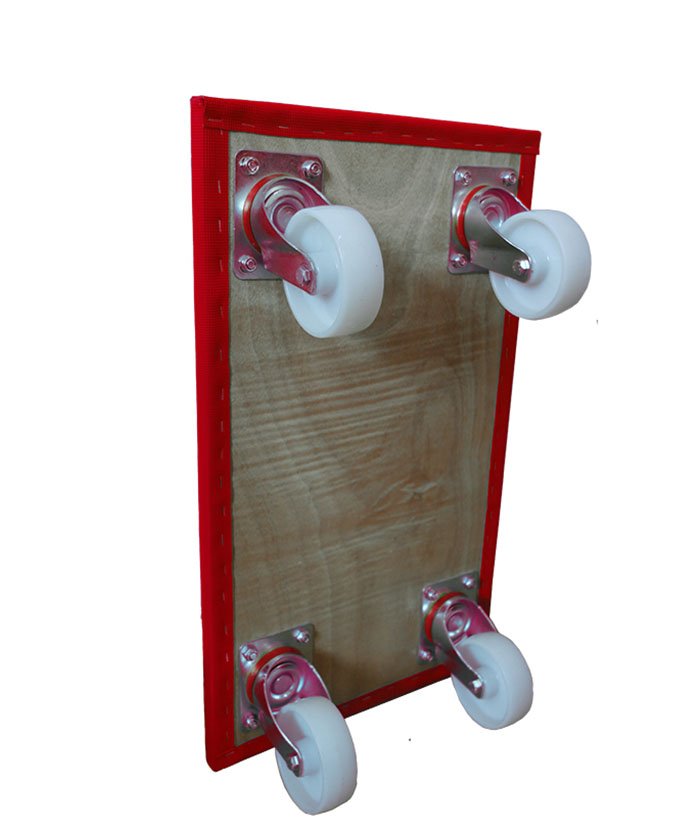 Non-slip coating Dolly,4``polyamide wheels -287