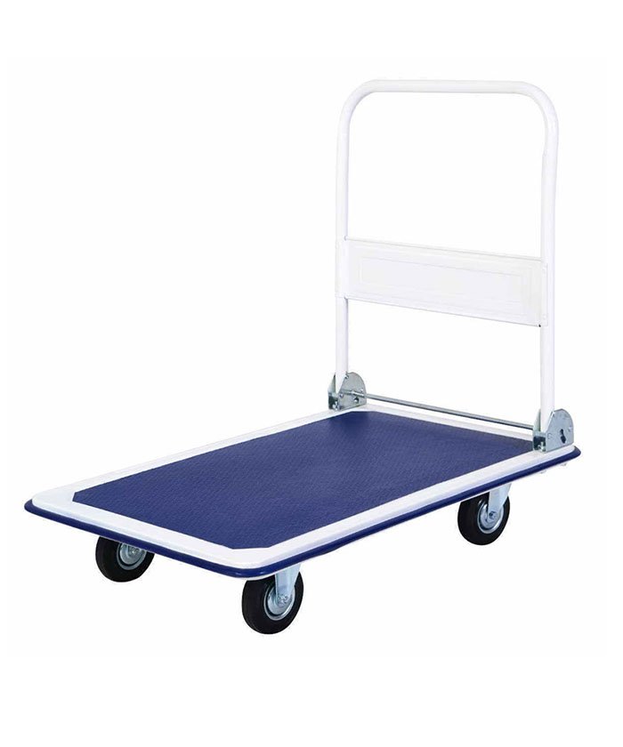 Platform Hand Trolley, Rubber Castor-312