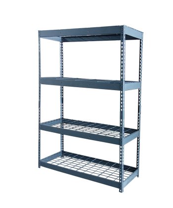 4 or 5Layer Rivet Longspan Wire Shelving Unit 300kg Capacity