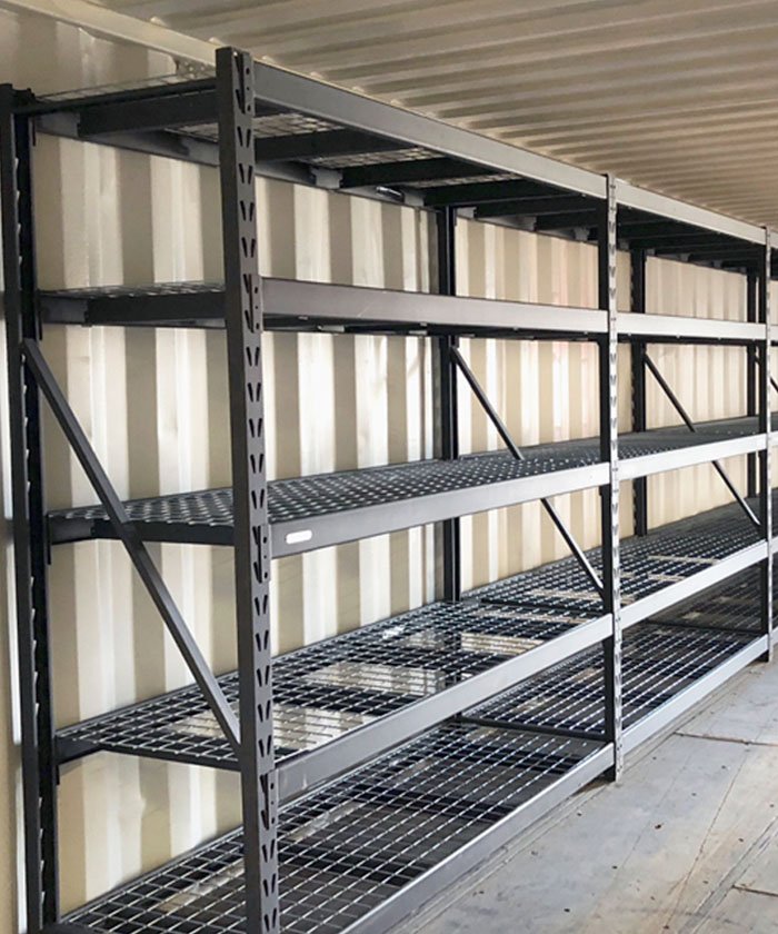 4-Tier Longspan Wide Span Shelves Pallet Racks-210