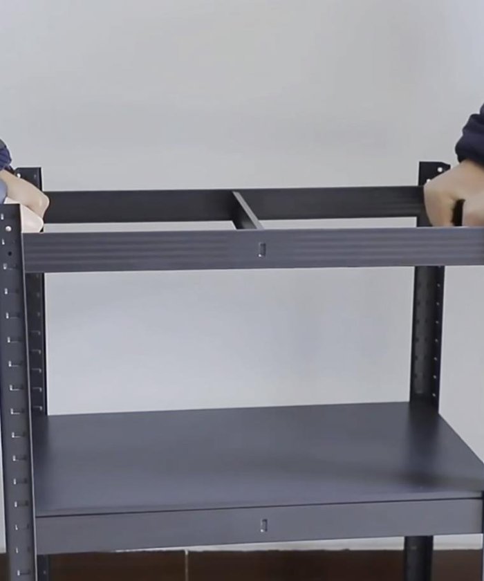 175kg Capacity Adjustable Boltless Shelving With Steel Board-432