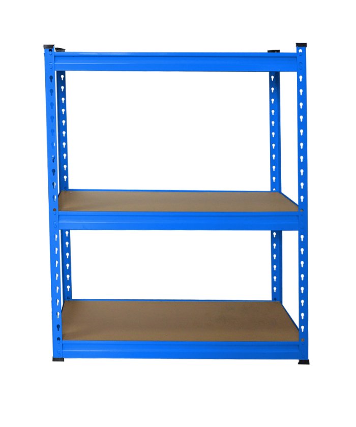 3 tier Light Duty  Shelving Steel Metal shelf Unit Storage shelves holder for home storage  Basements Warehouses used-458