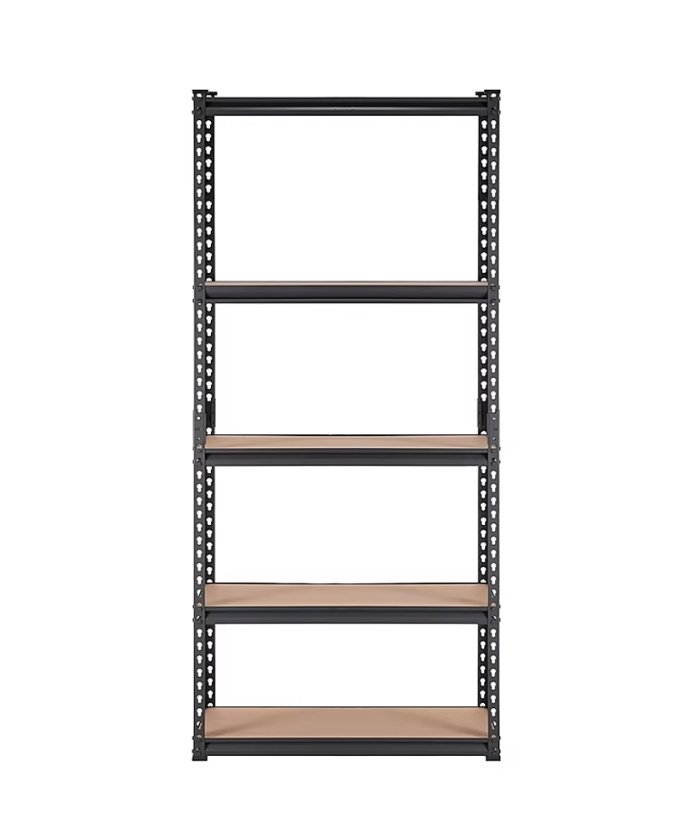5-Layer Selective Pallet Medium Duty Rack Steel Metal Unit Storage System for Garages Basements Warehouses Carton Packed-445