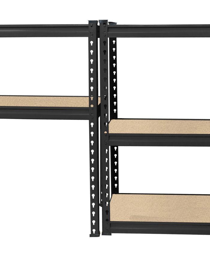 5-Layer Selective Pallet Medium Duty Rack Steel Metal Unit Storage System for Garages Basements Warehouses Carton Packed-446